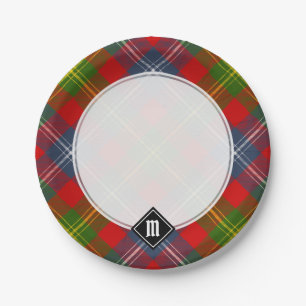 Clan Forrester Tartan Paper Plate