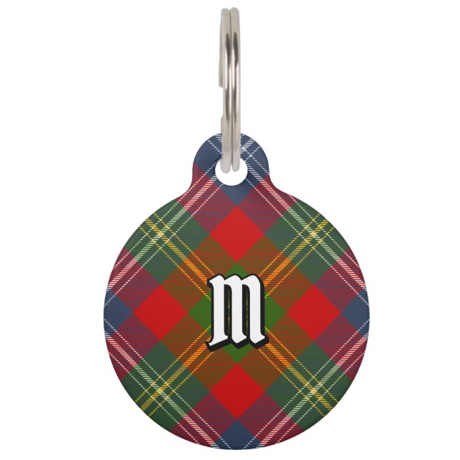 Clan Forrester Tartan Pet Tag (Front)