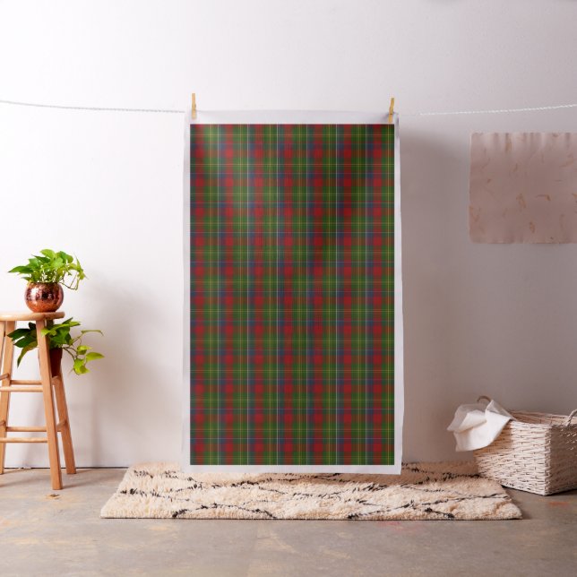 Clan Forrester Tartan Plaid Fabric (In Situ)