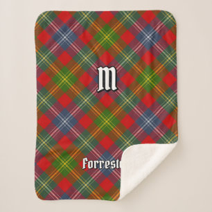 Clan Forrester Tartan Sherpa Blanket