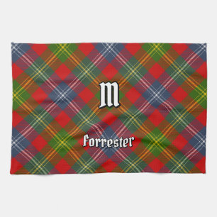 Clan Forrester Tartan Tea Towel
