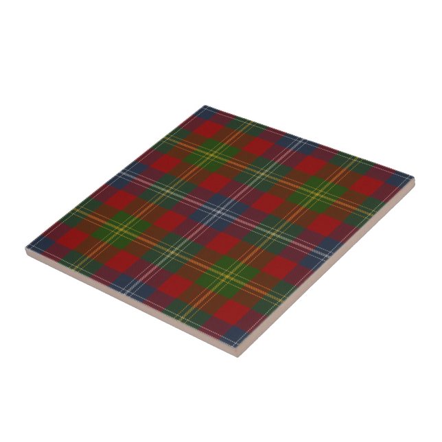 Clan Forrester Tartan  Tile (Side)