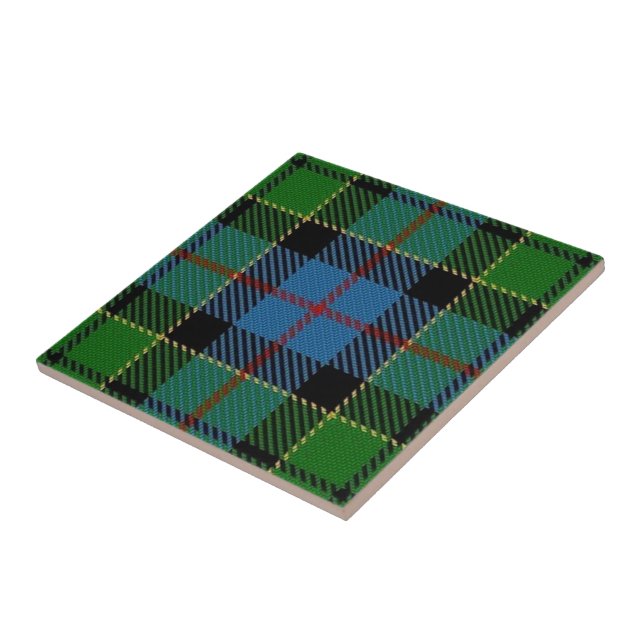Clan Forsyth Scottish Expressions Tartan Tile (Side)