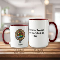 Clan Fraser Crest Mug