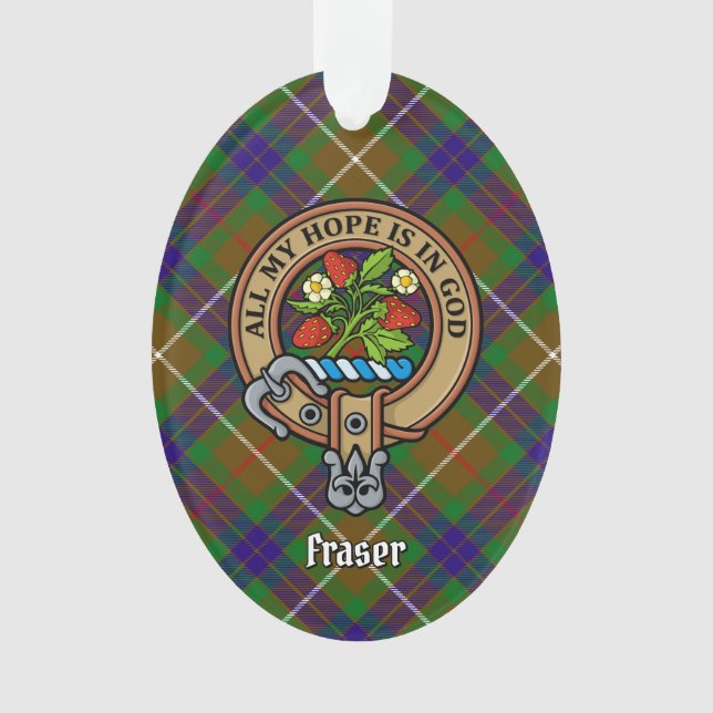 Clan Fraser Crest Ornament (Front)