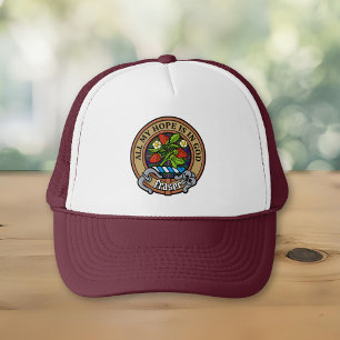 Clan Fraser Crest over Hunting Tartan Trucker Hat