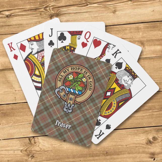 Clan Fraser Crest Playing Cards (Creator Uploaded)