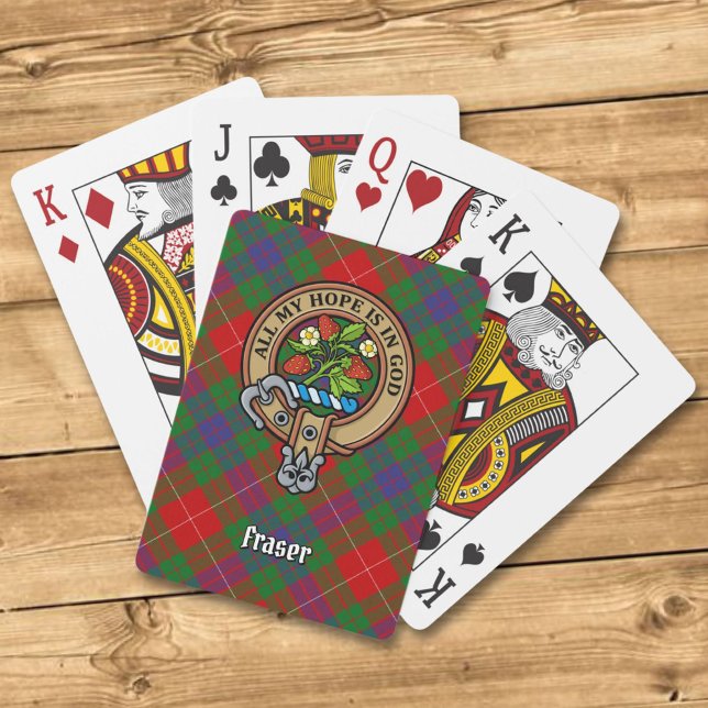 Clan Fraser Crest Playing Cards (Creator Uploaded)