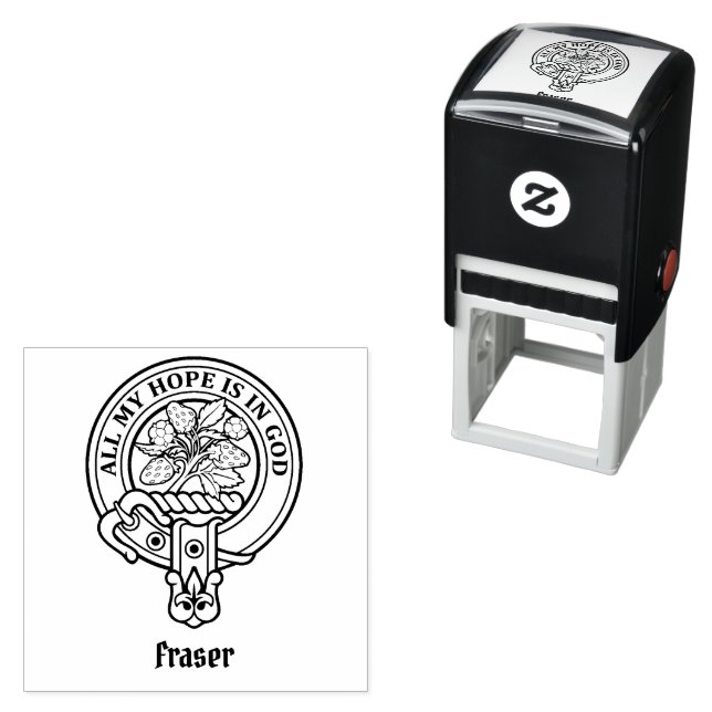 Clan Fraser Crest Self-inking Stamp (In Situ)