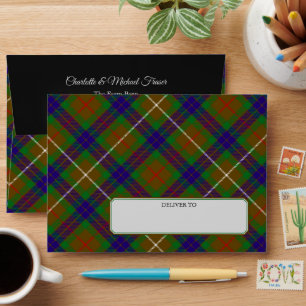 Clan Fraser Hunting Tartan Envelope