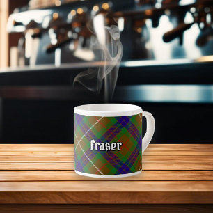 Clan Fraser Hunting Tartan Espresso Cup