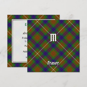 Clan Fraser Hunting Tartan Invitation