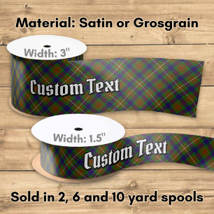 Clan Fraser Hunting Tartan Satin Ribbon
