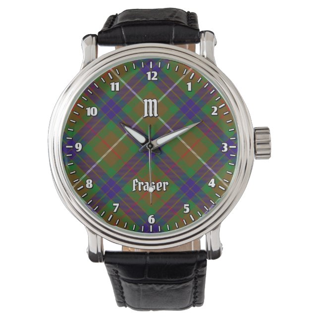 Clan Fraser Hunting Tartan Watch (Front)