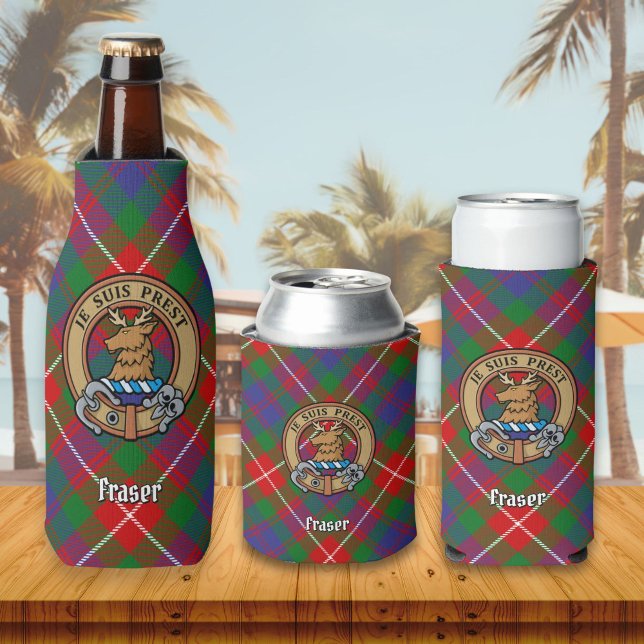 Clan Fraser of Lovat Crest Bottle Cooler (Creator Uploaded)