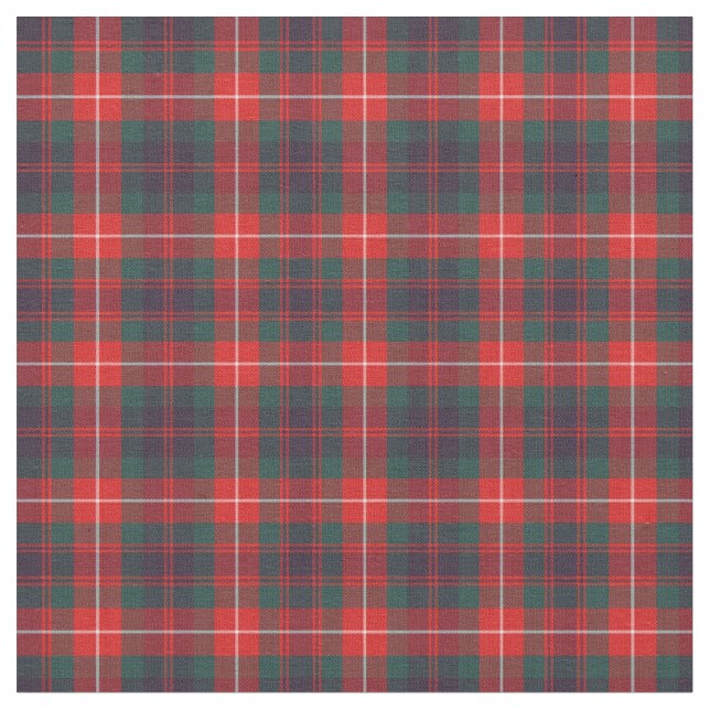 Clan Fraser of Lovat Modern Tartan Fabric (Close Up)