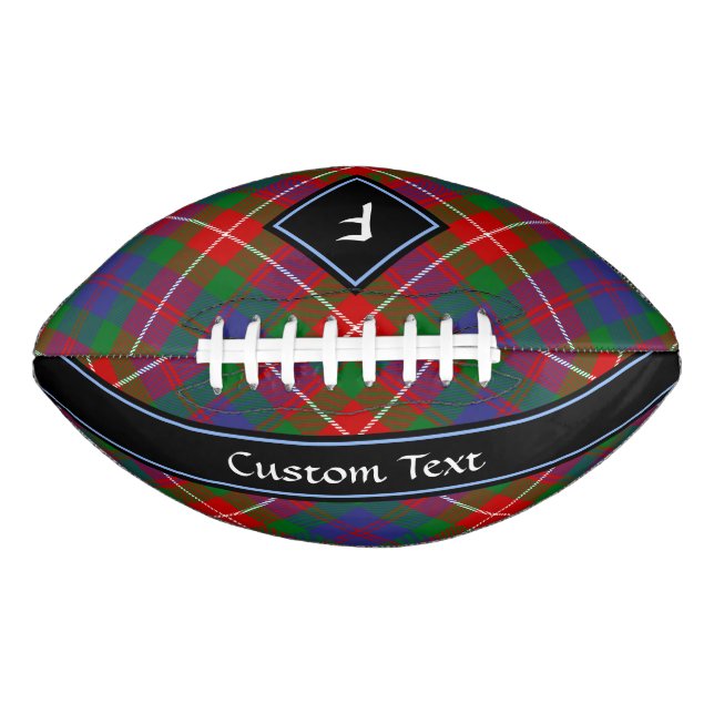 Clan Fraser of Lovat Tartan Football American Football (Front)
