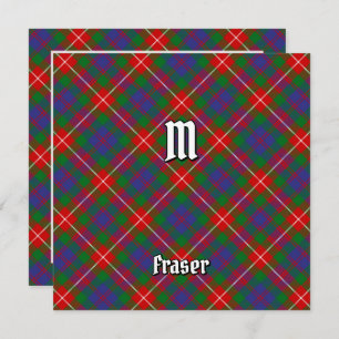 Clan Fraser of Lovat Tartan Invitation