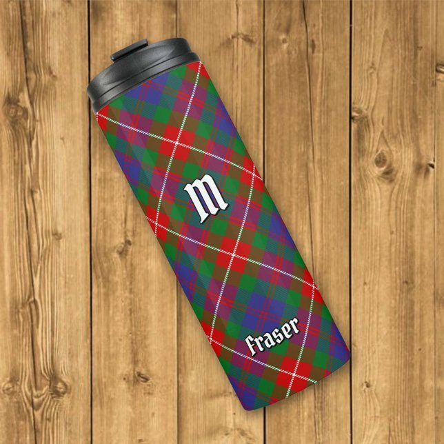 Clan Fraser of Lovat Tartan Thermal Tumbler (Creator Uploaded)
