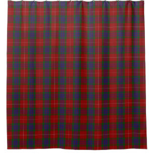 Clan Fraser Scottish Heritage Tartan Shower Curtain