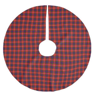 Clan Fraser Tartan Brushed Polyester Tree Skirt