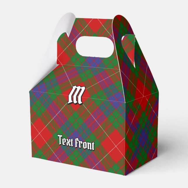 Clan Fraser Tartan Favour Box (Front Side)