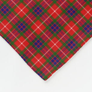 Clan Fraser Tartan Fleece Blanket