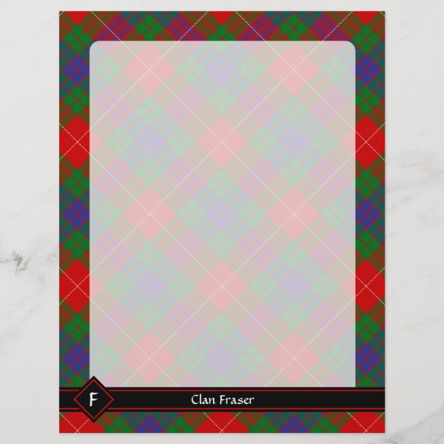 Clan Fraser Tartan Flyer (Front)