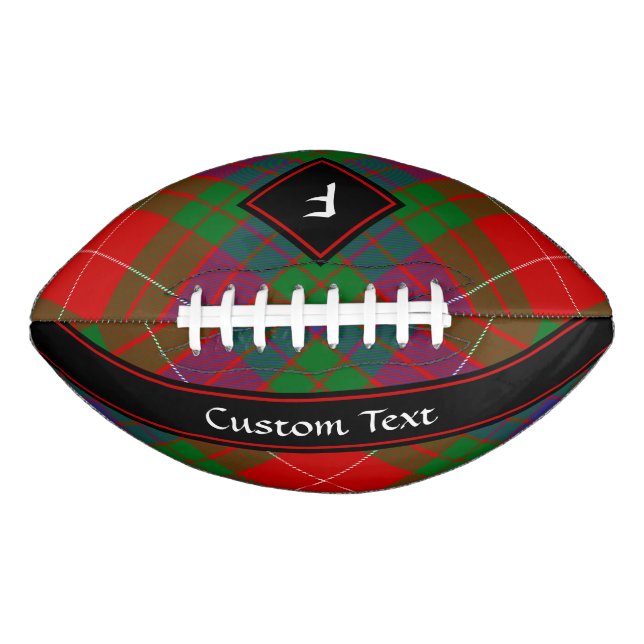 Clan Fraser Tartan Football American Football (Front)