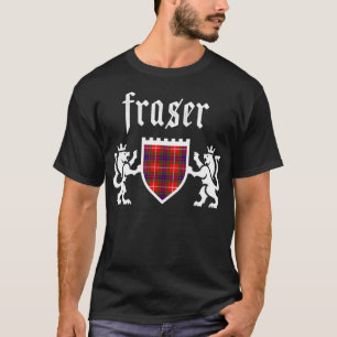 Clan Fraser Tartan Scottish Plaid Fraser Family T-Shirt