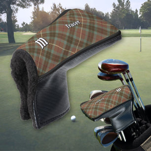 Clan Fraser Weathered Hunting Tartan Golf Head Cover