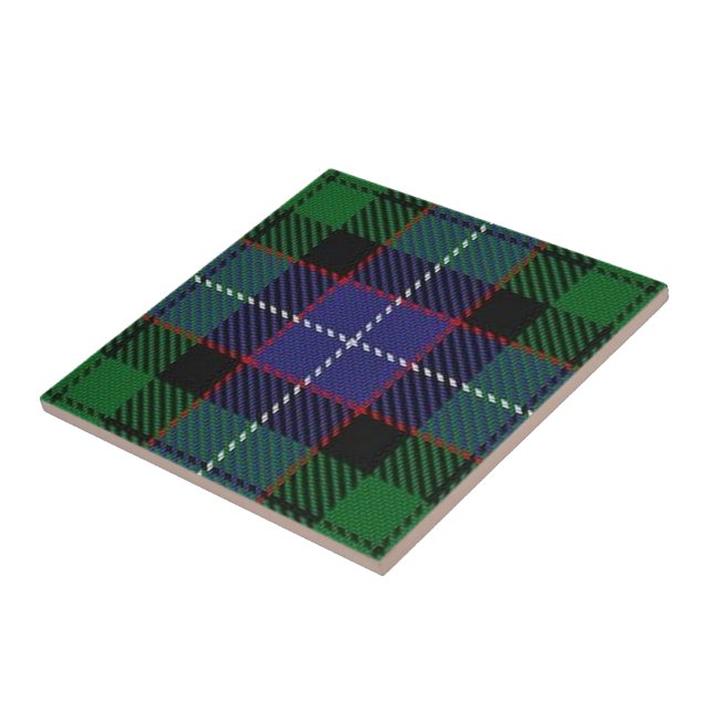 Clan Galbraith Scottish Expressions Tartan Tile (Side)