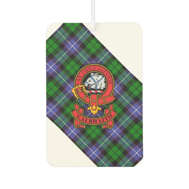 Clan Galbraith Vehicle Air Fresheners (Front)