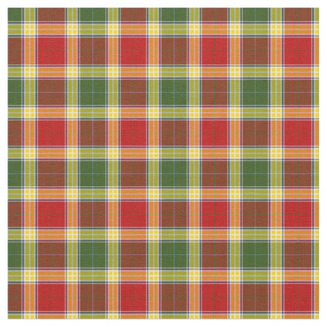 Clan Gibbs Tartan Fabric (Close Up)