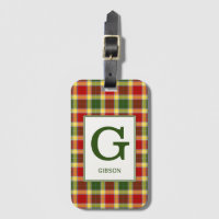 Clan Gibbs Tartan Monogrammed