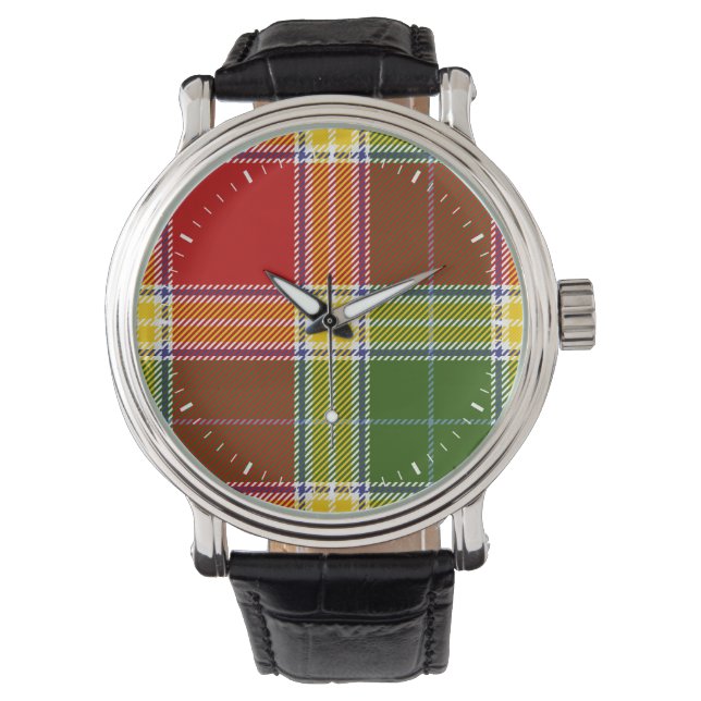 Clan Gibson Tartan Watch (Front)