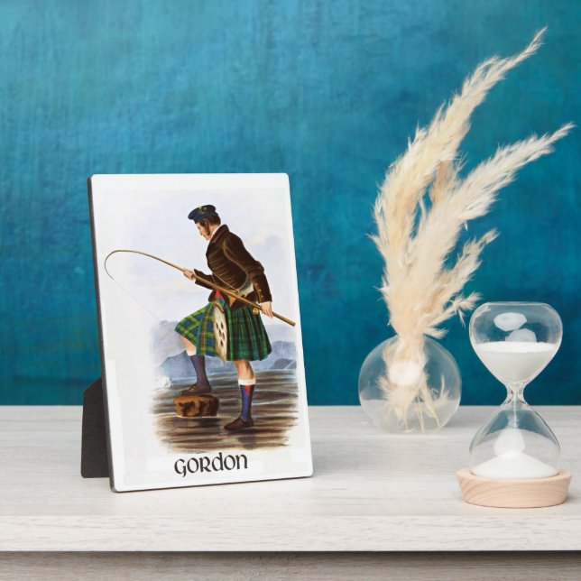 Clan Gordon Clans of Scotland by R. R. McIan Plaque (Side)