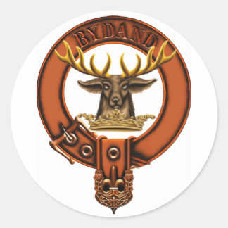 Clan Gordon Coat of Arms/ Clan family crest Classic Round Sticker