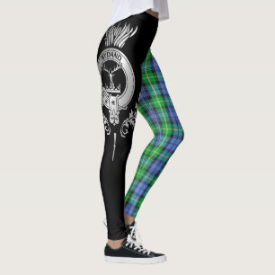 Clan Gordon Crest & Tartan Leggings