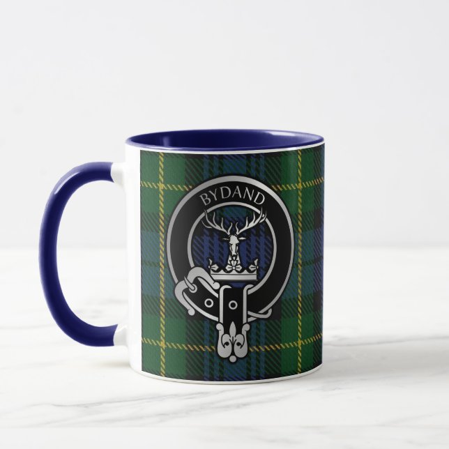 Clan Gordon Crest & Tartan Mug (Left)