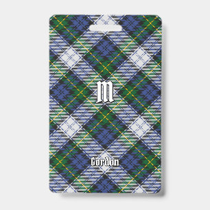 Clan Gordon Dress Tartan Badge ID Badge