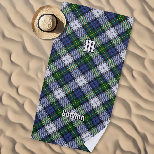 Clan Gordon Dress Tartan Beach Towel (Creator Uploaded)
