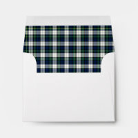 Clan Gordon Dress Tartan Blue and White Plaid