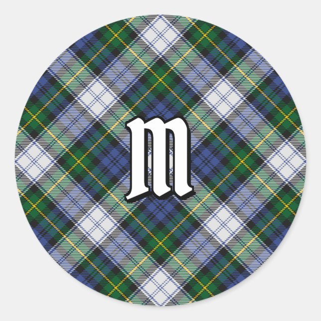 Clan Gordon Dress Tartan Classic Round Sticker (Front)