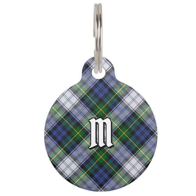 Clan Gordon Dress Tartan Pet ID Tag (Front)