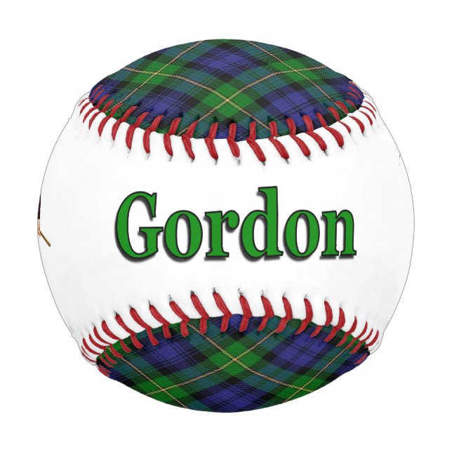 Clan Gordon Scottish Tartan Dreams Baseball (Front)
