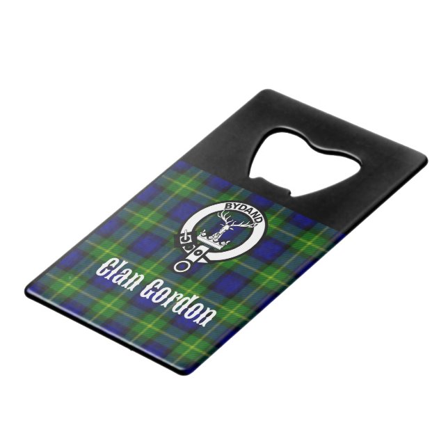 Clan Gordon Tartan Crest (Front Angled)