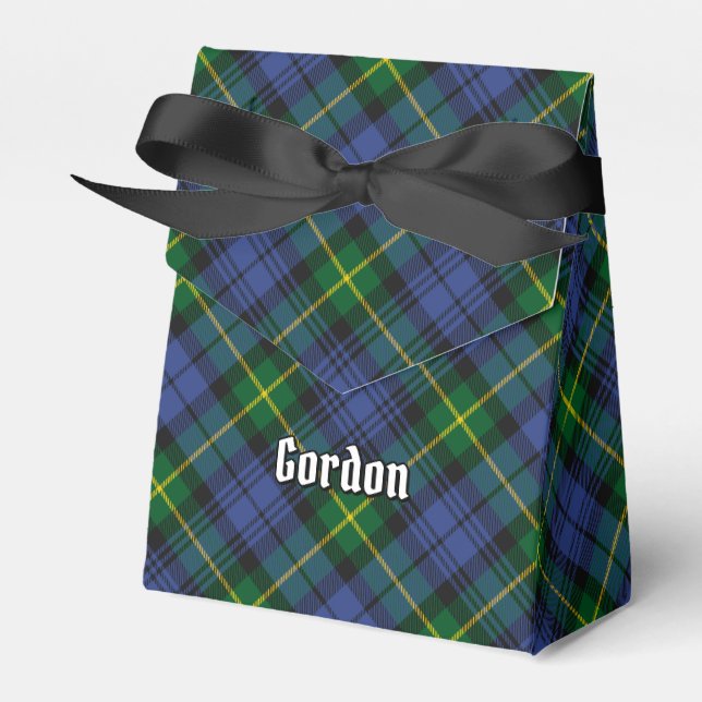 Clan Gordon Tartan Favour Box (Front Side)