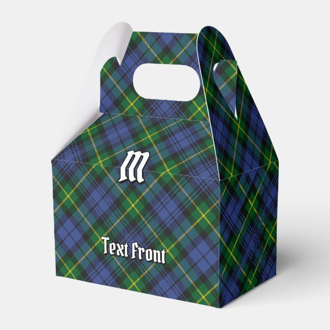 Clan Gordon Tartan Favour Box (Front Side)