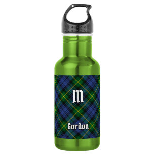 Clan Gordon Tartan Stainless Steel Water Bottle